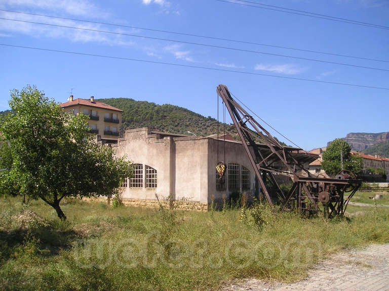 FGC: estación La Pobla de Segur - 2004