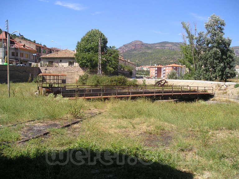 FGC: estación La Pobla de Segur - 2004
