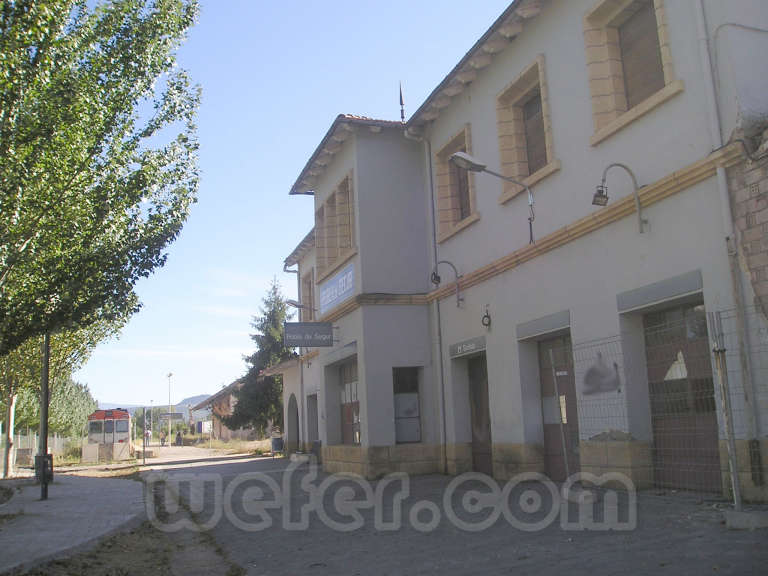 FGC: estación La Pobla de Segur - 2004