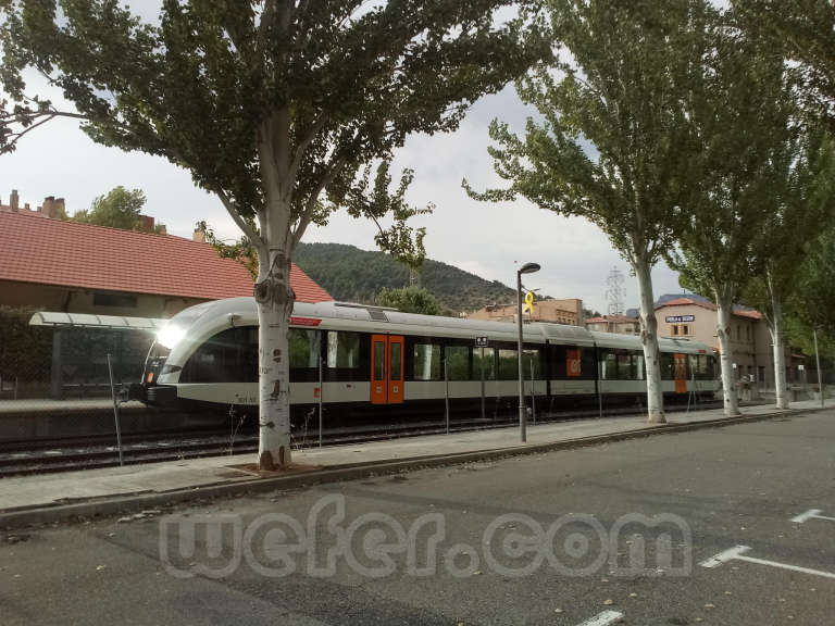 FGC: estación La Pobla de Segur - 2018