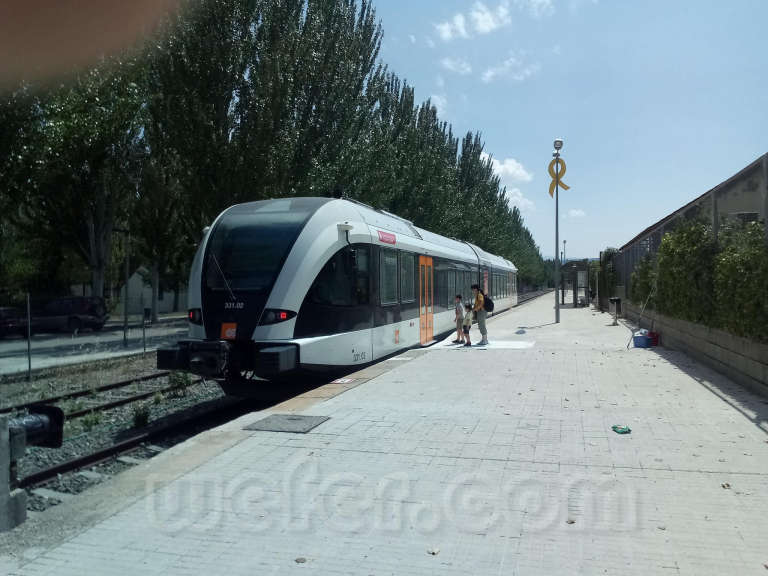 FGC: estación La Pobla de Segur - 2018