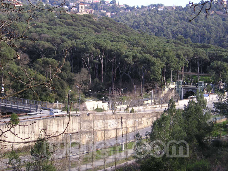 FGC Baixador de Vallvidrera - Febrer 2004