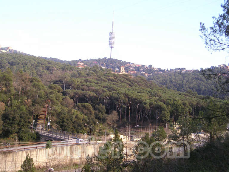 FGC Baixador de Vallvidrera - Febrer 2004