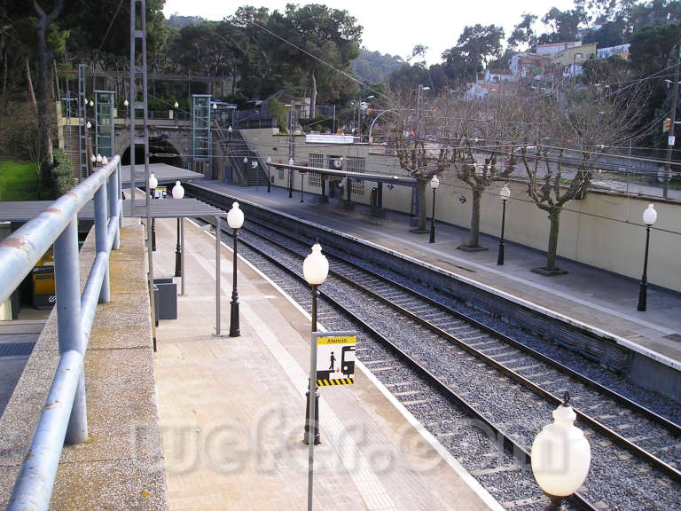 FGC Baixador de Vallvidrera - Febrer 2004