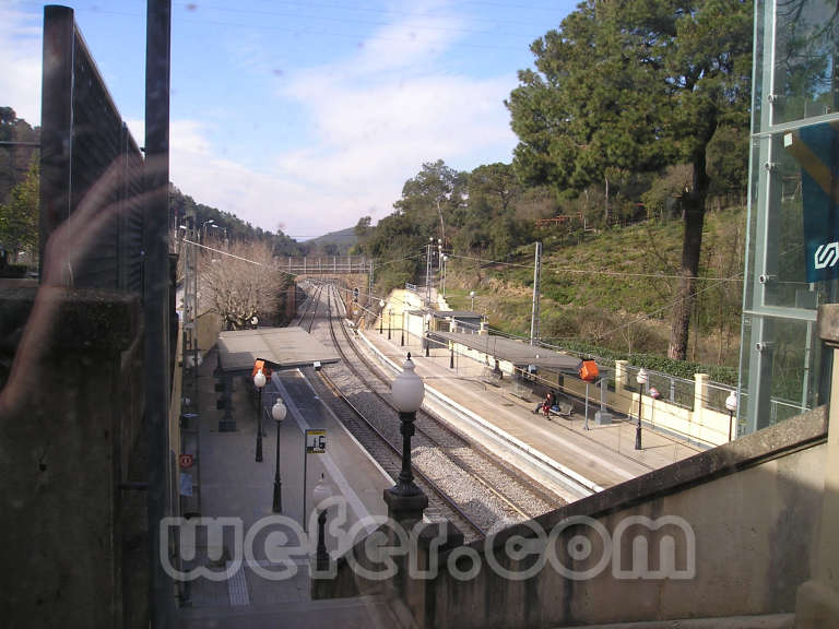 FGC Baixador de Vallvidrera - Febrer 2004