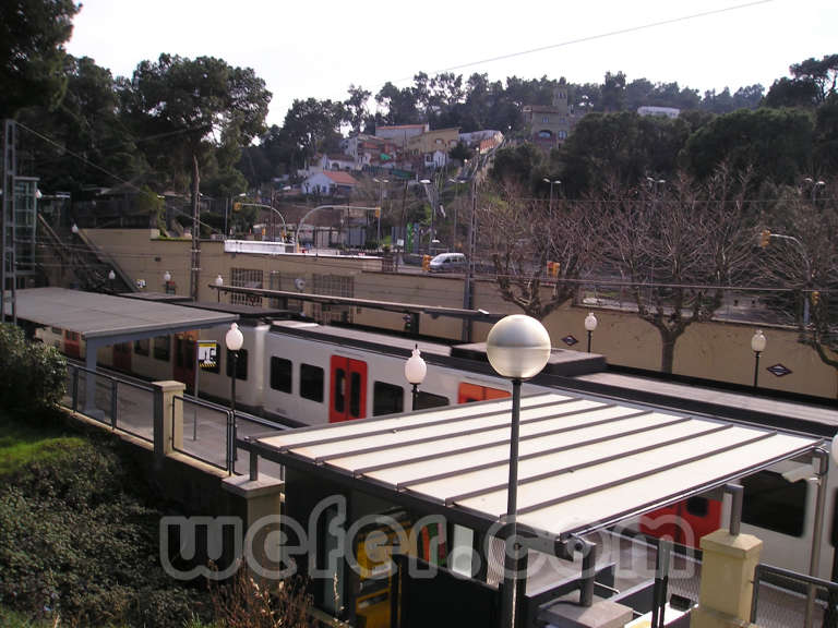 FGC Baixador de Vallvidrera - Febrer 2004