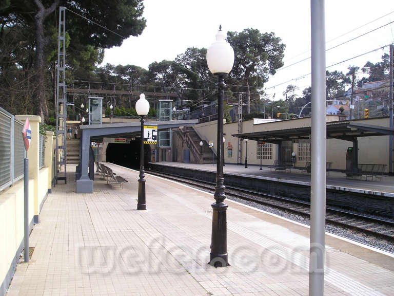 FGC Baixador de Vallvidrera - Febrer 2004