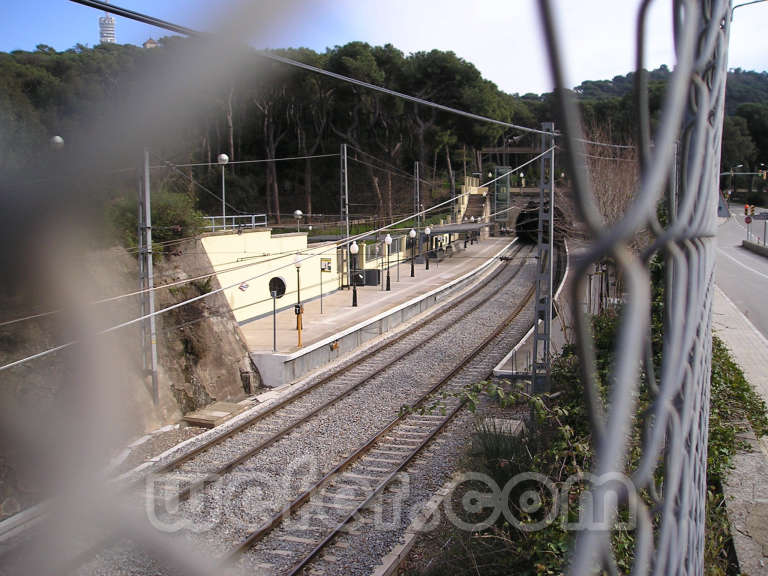 FGC Baixador de Vallvidrera - Febrer 2004