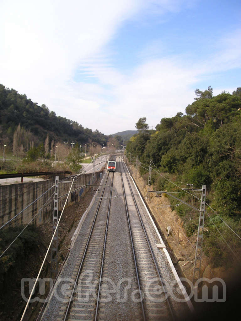 FGC Baixador de Vallvidrera - Febrer 2004