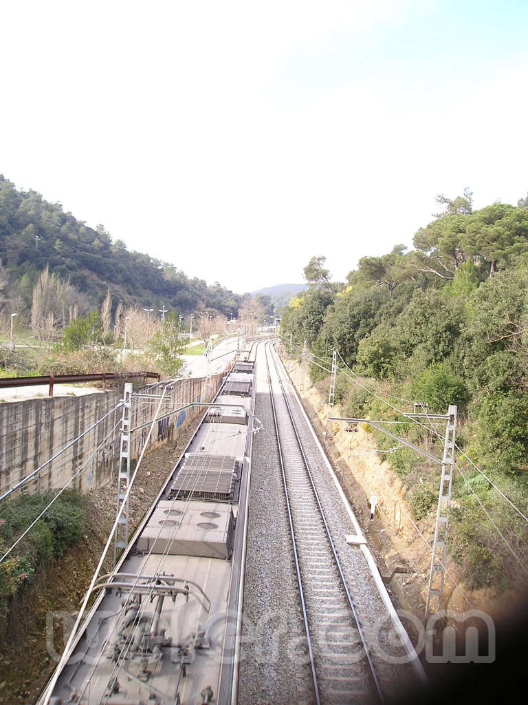 FGC Baixador de Vallvidrera - Febrer 2004