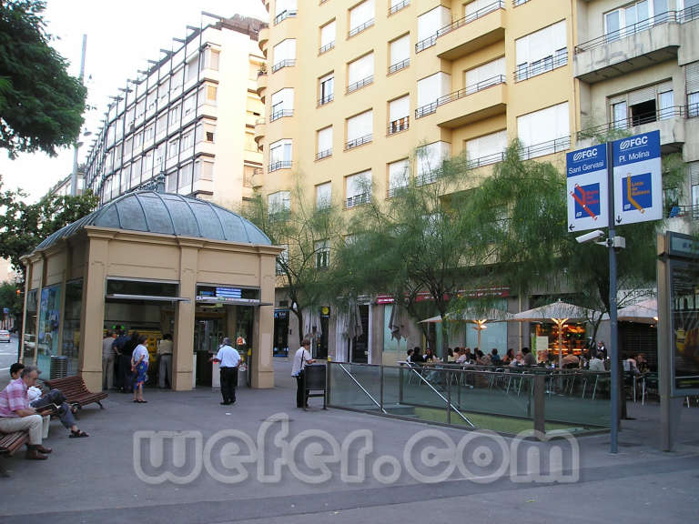 FGC Barcelona Plaça Molina - Agost 2004