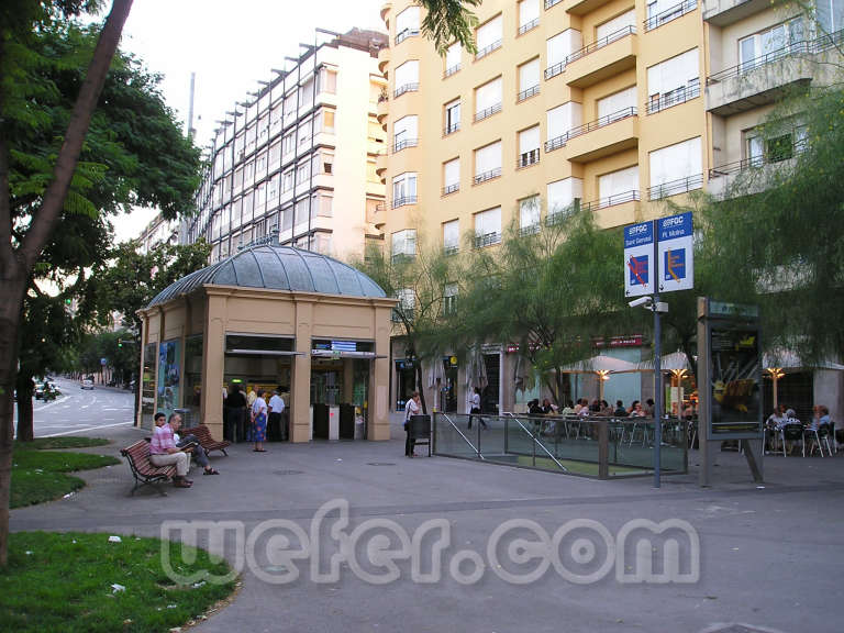 FGC Barcelona Plaça Molina - Agost 2004