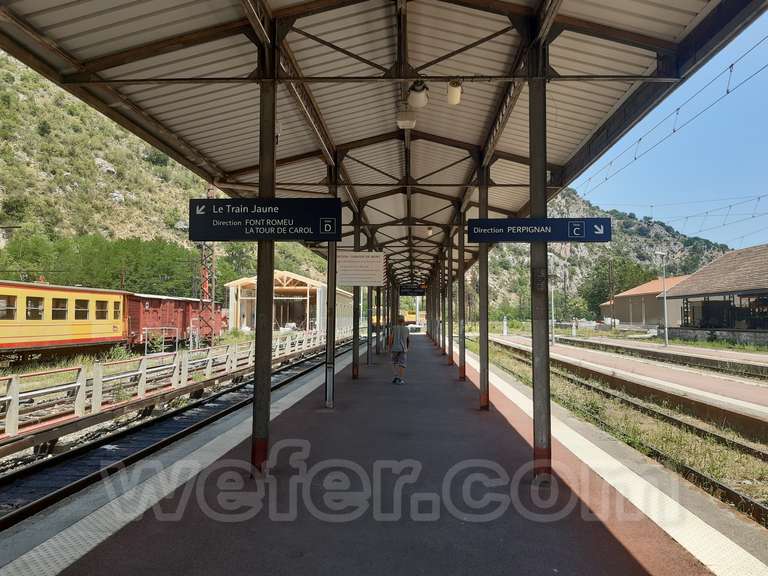 SNCF: gare Vilafranca de Conflent (Villefranche-Vernet-les-Bains)