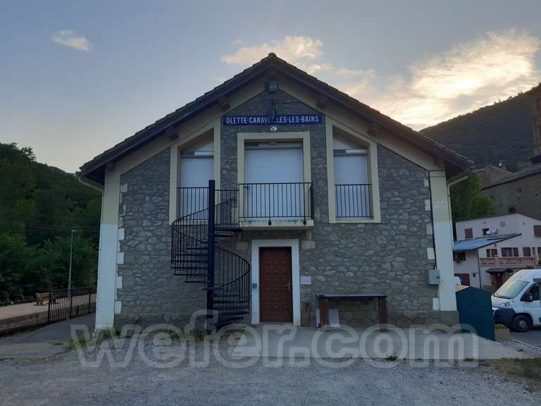 SNCF: gare Olette / Canaveilles-les-Bains