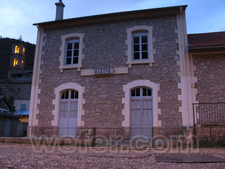 SNCF: gare Olette / Canaveilles-les-Bains