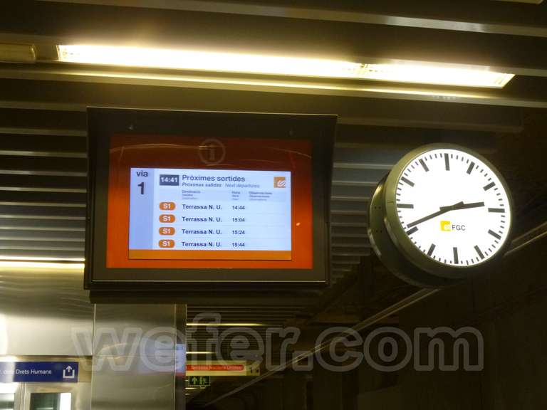 FGC: estación Vallparadís Universitat - 2015