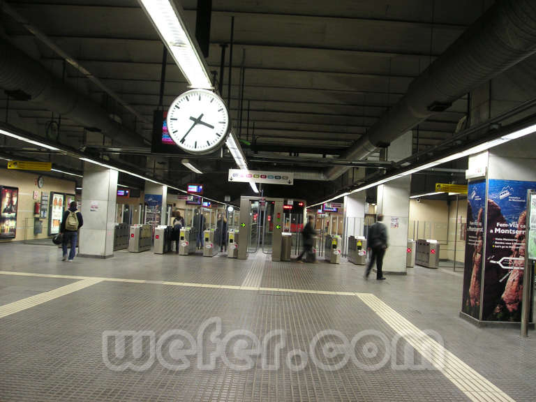 FGC Plaça Espanya - Febrer de 2004