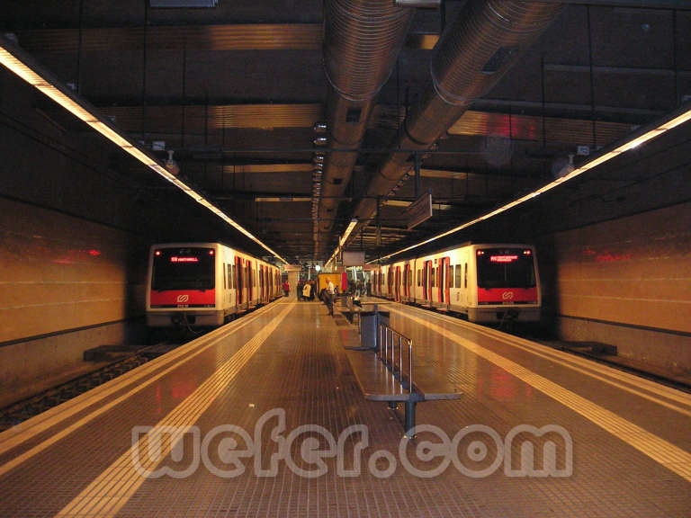 FGC Plaça Espanya - Febrer de 2004