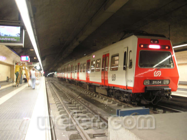 FGC Plaça Espanya - Febrer de 2004
