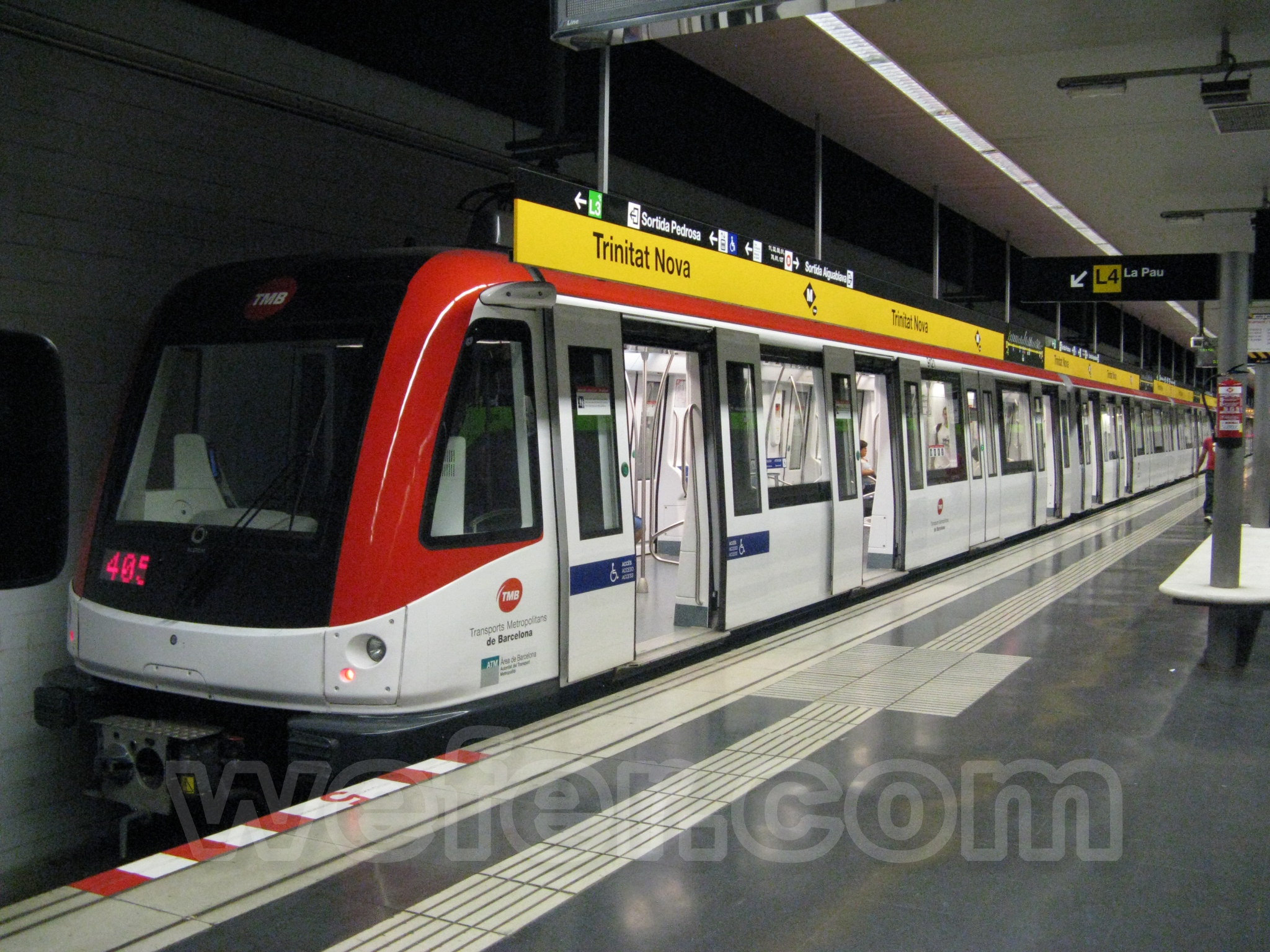 Cotxeres de TMB (El Triangle), 24 de febrer de 2007.